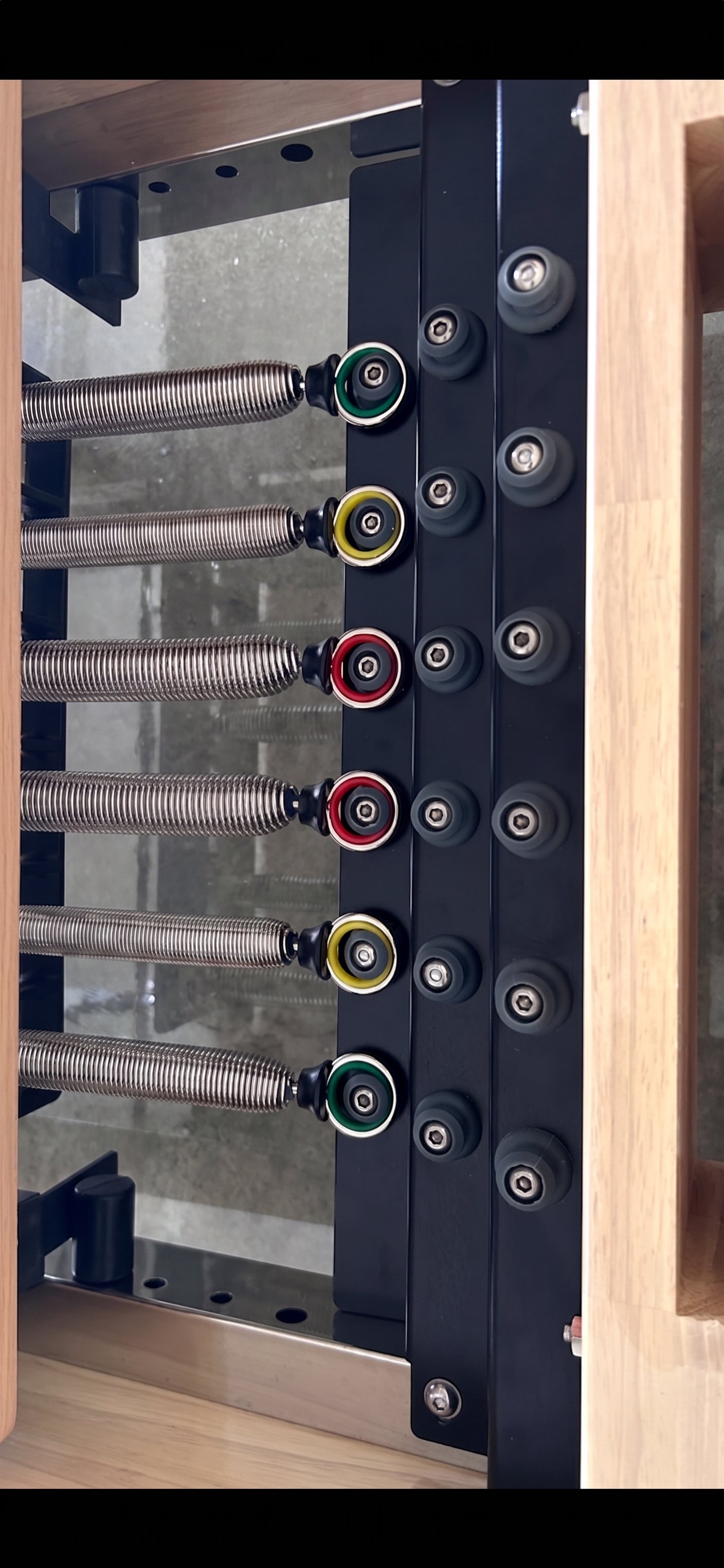 Tan Original Reformly — Oak Reformer Pilates Machine