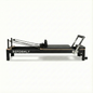 Reformly Aluminium fixed frame Pilates reformer, black frame, black leather
