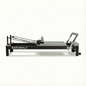 Reformly Aluminium fixed frame Pilates reformer, black frame, grey leather